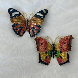 Enamel butterfly